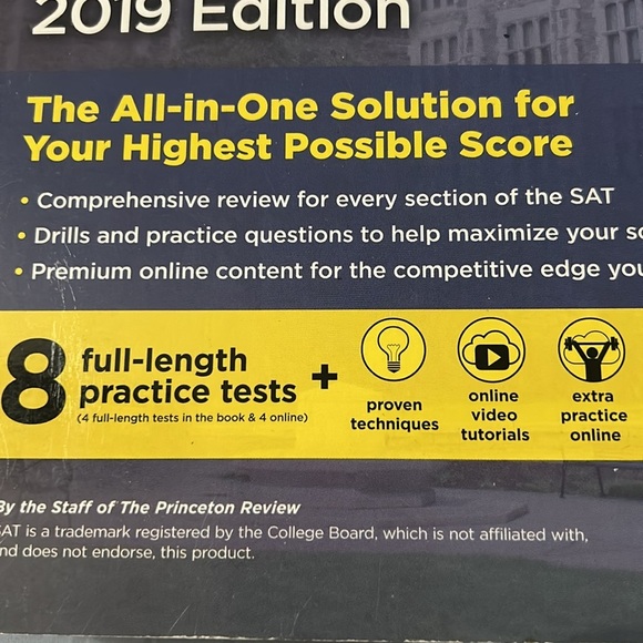 The Princeton review cracking the SAT premium 2019 edition - Picture 3 of 6